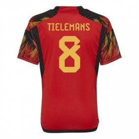 Belgien Youri Tielemans 8 2023/2024 Hemma Fotbollströjor Kortärmad